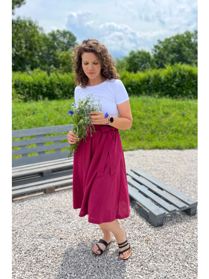 Sukně Athena se lnem