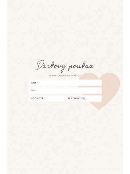 Dárkový poukaz
