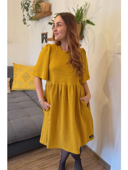 Vaflové šaty Bella